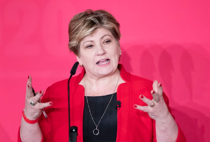 Emily Thornberry during the Labour leadership hustings