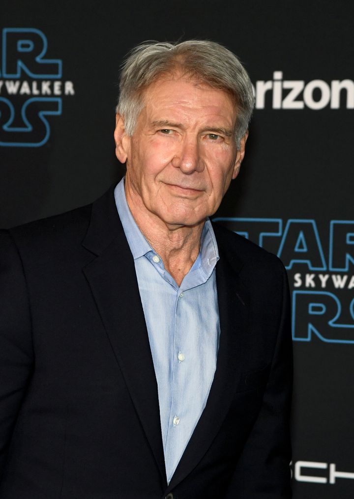 Harrison Ford at a Star Wars premiere in 2019