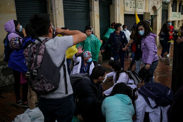 Un herido en las protestas de