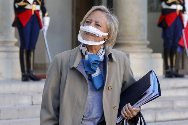 Sophie Cluzel photographiée au mois de décembre à l'Élysée