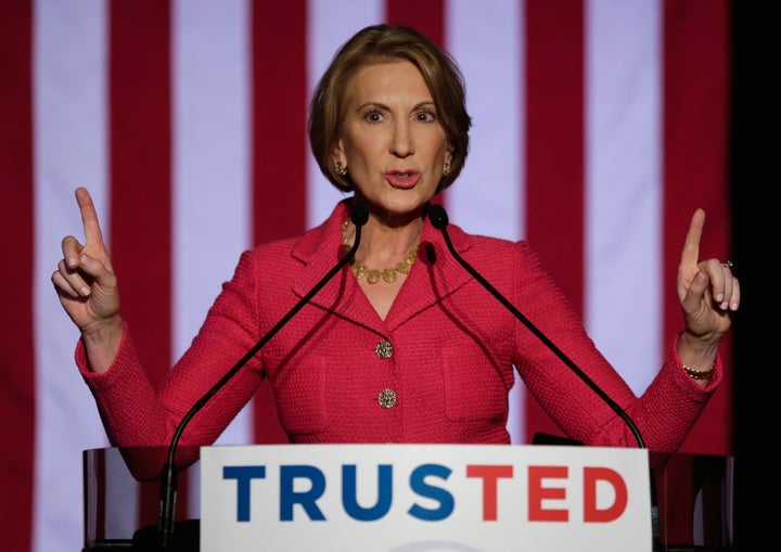 Sen. Ted Cruz in 2016 named Carly Fiorina,&nbsp;pictured, as his vice presidential candidate if he won the GOP nomination.