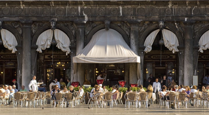 Exterior del Caffè Florian, en Venecia.