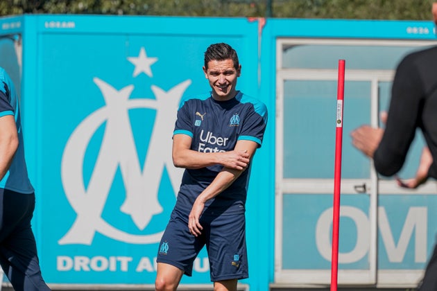 Florian Thauvin, ici le 5 mai lors d'un entraînement de l'OM, va quitter le club de Marseille pour celui des Tigres de Monterrey au Mexique.