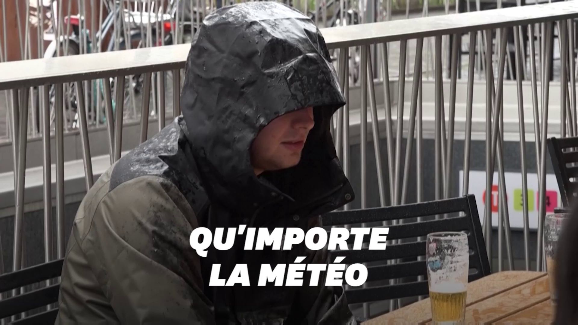 Réouverture des terrasses en Belgique sous une météo maussade