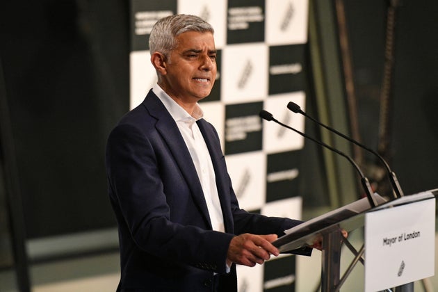 Sadiq Khan, ici à Londres, le 8 mai 2021.