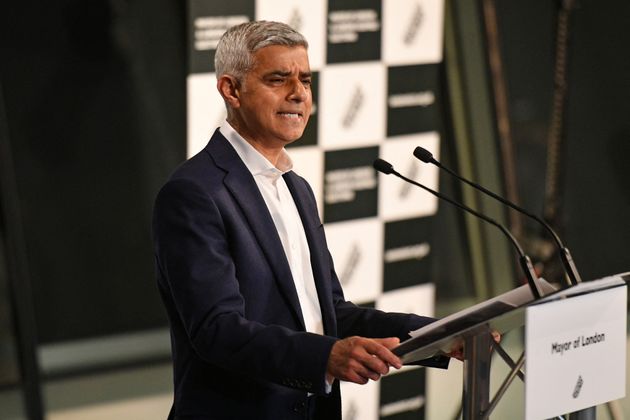 Sadiq Khan, ici à Londres, le 8 mai 2021.