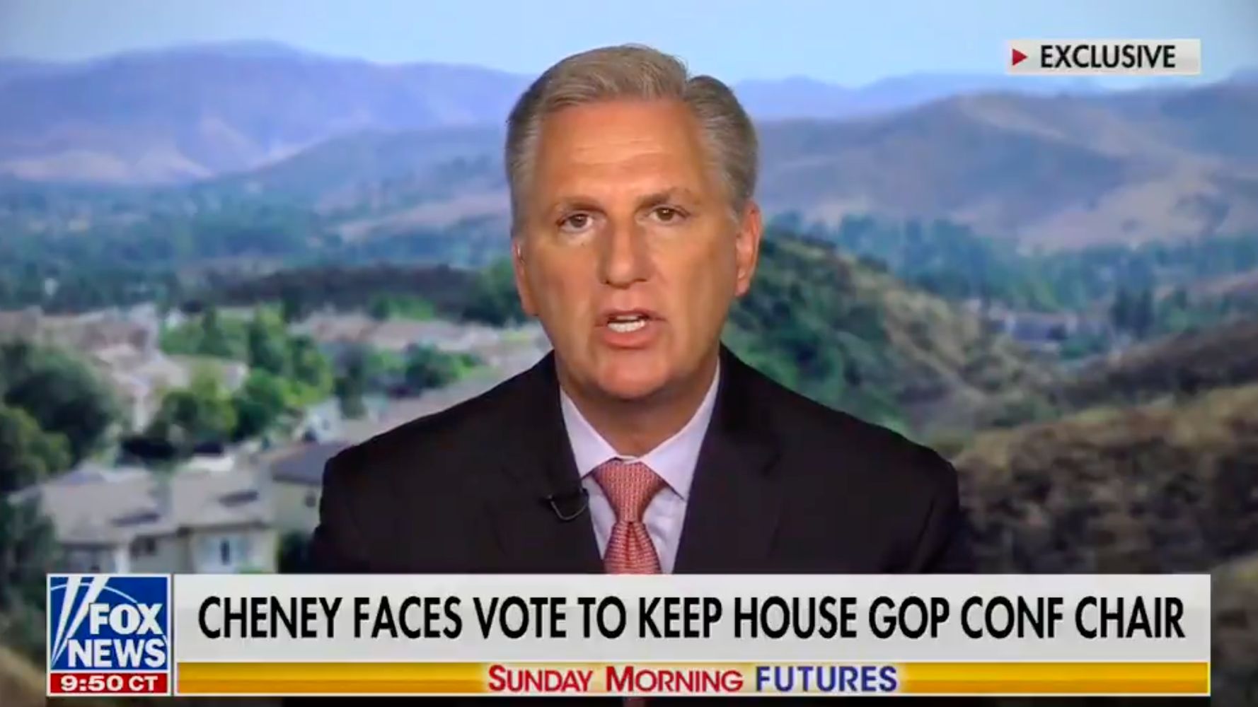 House GOP Leader Kevin McCarthy Says He Backs Ousting Liz Cheney From Role