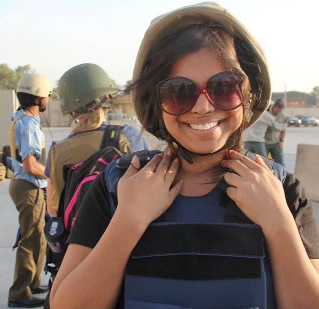 Maryum Saifee during her posting at the U.S. Embassy in Baghdad in 2011.