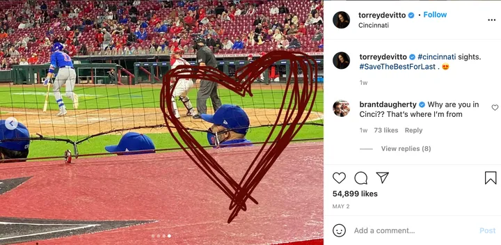 Torrey DeVitto, David Ross Make Relationship Instagram Official