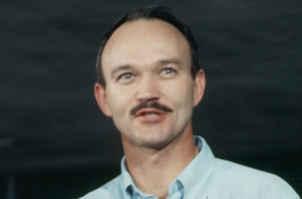 Apollo 11 astronaut Michael Collins, who piloted the ship from which Neil Armstrong and Buzz Aldrin left to make their histor