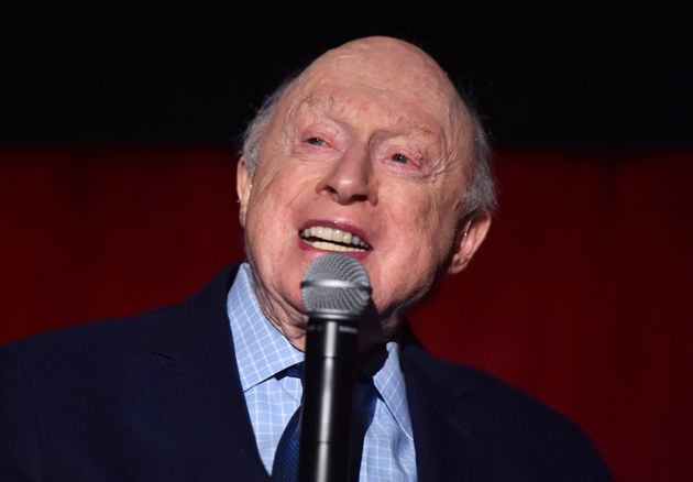 L'acteur Norman Lloyd lors de la diffusion du film 