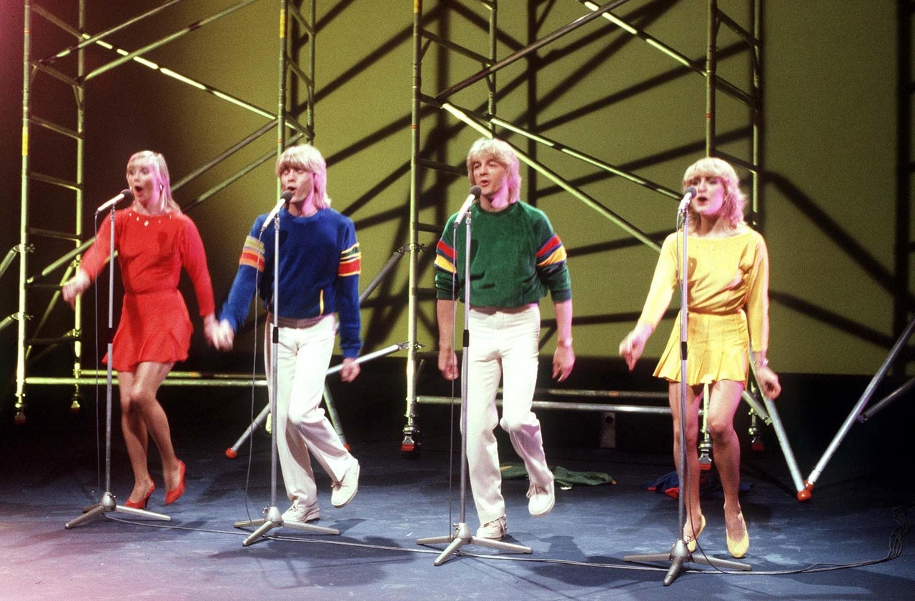 Bucks Fizz performing in Dublin in 1981