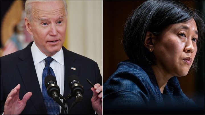President Joe Biden and U.S. Trade Representative Katherine Tai are under industry pressure to make a COVID-19 vaccine intellectual property waiver as narrow as possible.