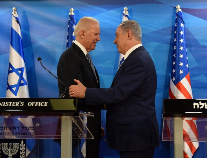 Joe Biden y Benjamin Netanyahu, reunidos en Jerusalén en 2016.
