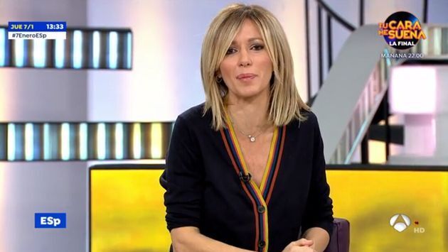 Imagen del pasado mes de enero de Susanna Griso en Antena 3.