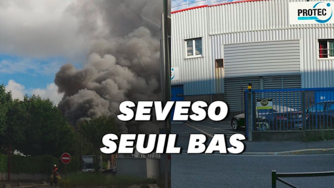 À Bezons, un site classé Seveso touché par un incendie