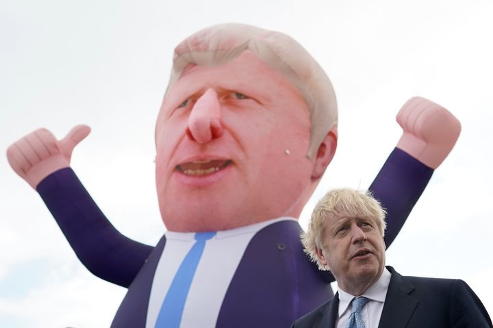 Johnson visits Hartlepool, where the Tories toppled Labour in a by-election last week and a target area for 'levelling up' policies