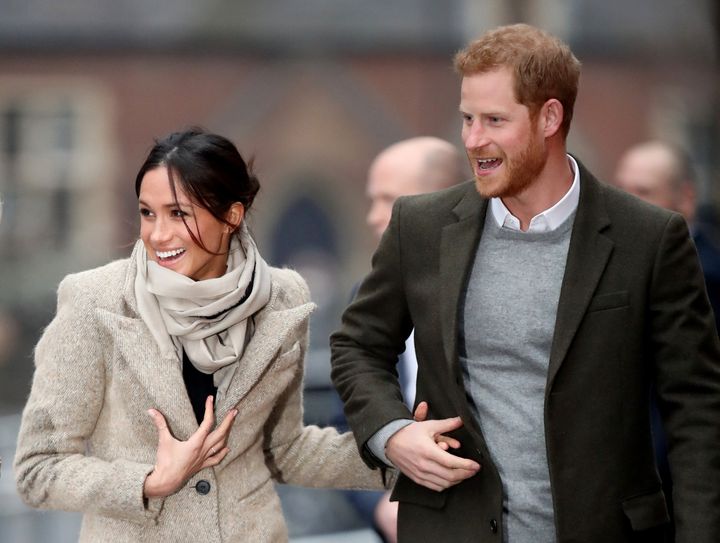 Harry and Meghan in January 2018.