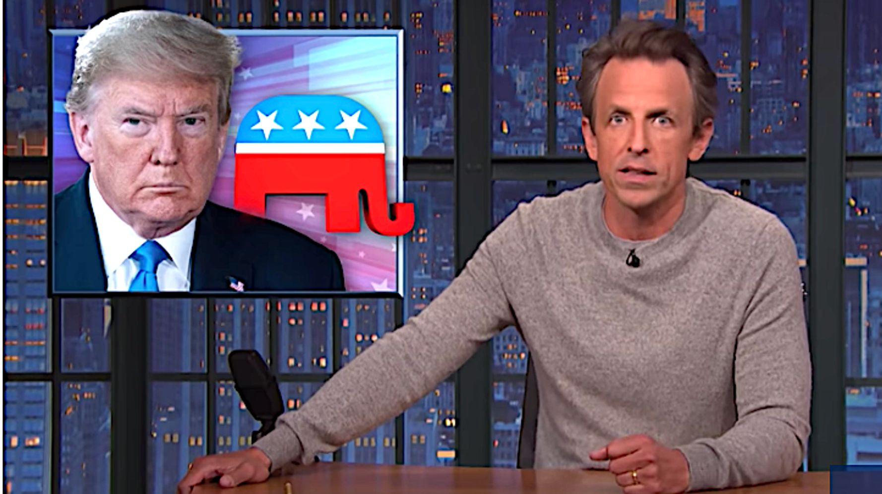 Seth Meyers: The GOP Can't Tear Itself Away From Loser Trump