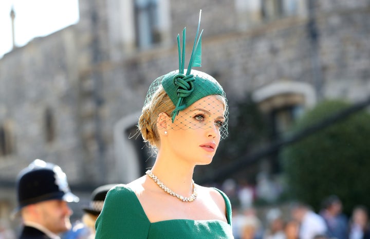 Kitty Spencer en la boda de Meghan y Harry.