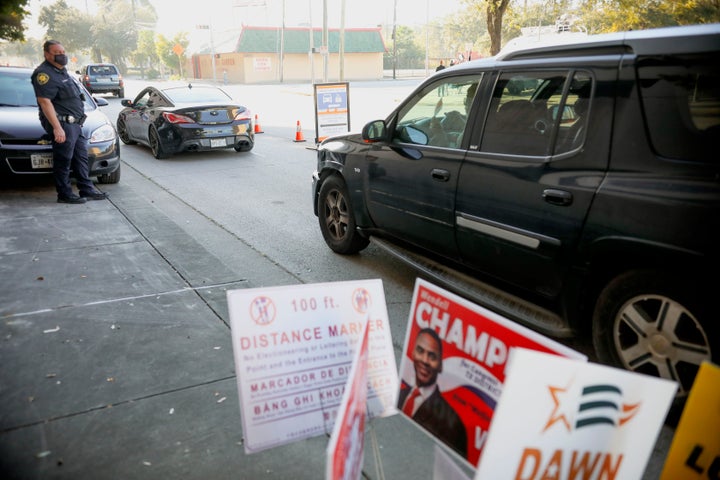 Texas lawmakers are moving to ban drive-thru voting and other practices that made casting ballots easier during the 2020 election, changes that will make it harder for voters with disabilities to participate even if Texas Republicans abandon provisions that specifically target people with disabilities. 