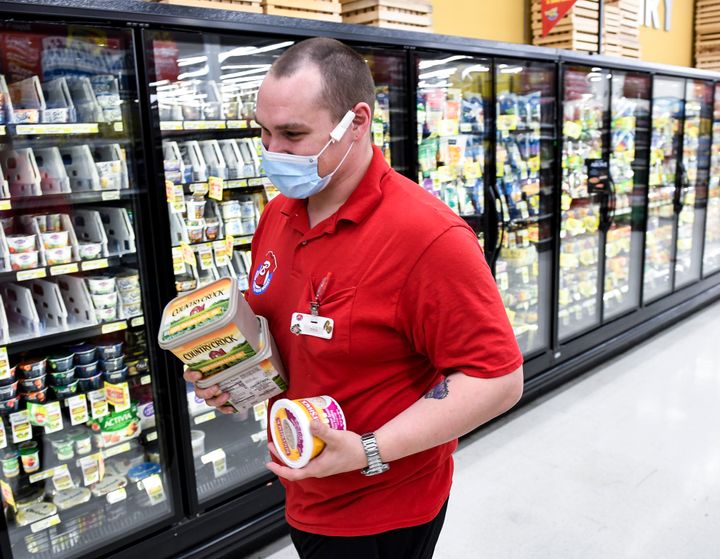 Many major grocery chains have dropped their mask requirements for vaccinated shoppers and employees.