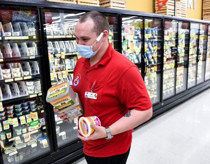 Many major grocery chains have dropped their mask requirements for vaccinated shoppers and employees.