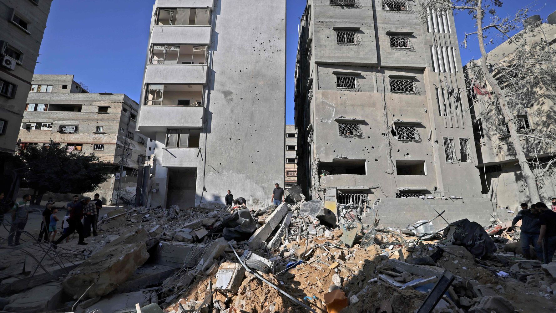 Israeli Airstrike On Gaza Destroys Building With Associated Press, Al Jazeera Bureaus