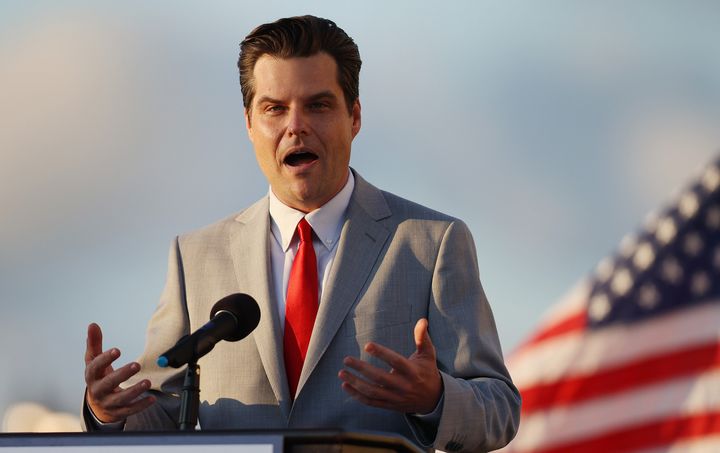 Rep. Matt Gaetz downplayed the seriousness of the child sex allegations he faces on Saturday.