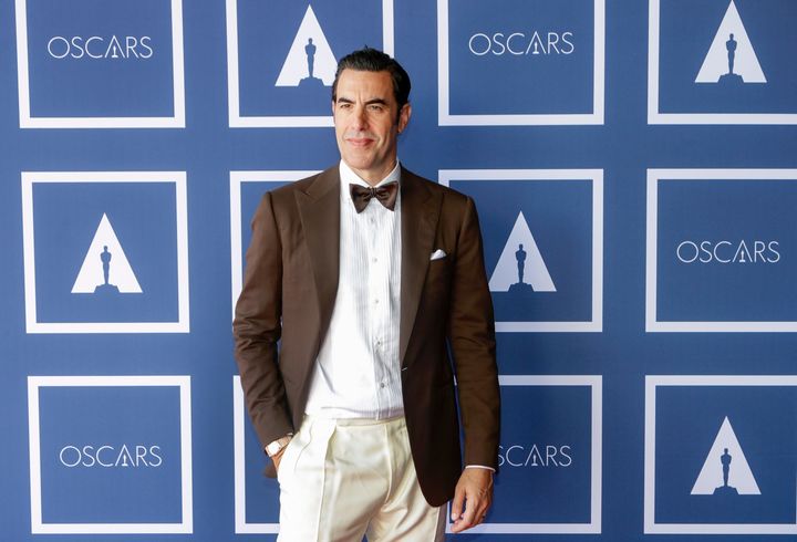 Sacha Baron Cohen in Sydney on Oscars night