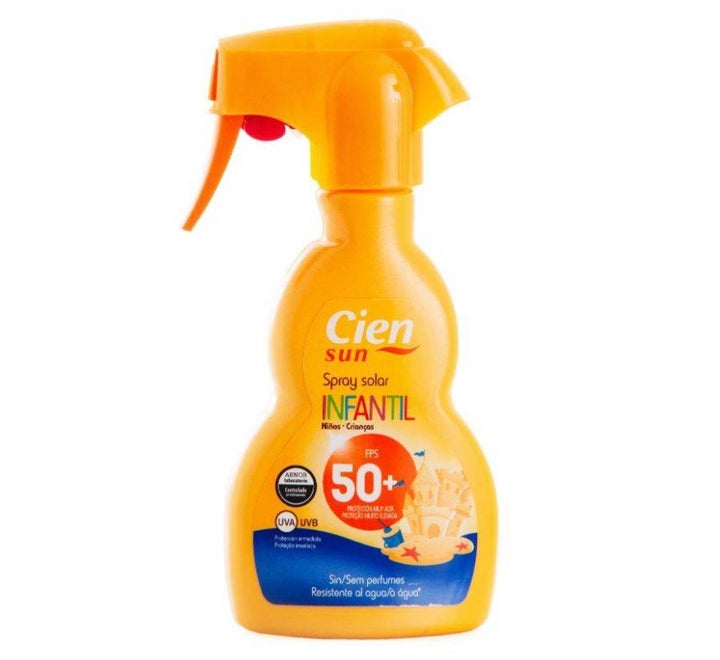 Uno de los sprays solares para niños de Lidl.