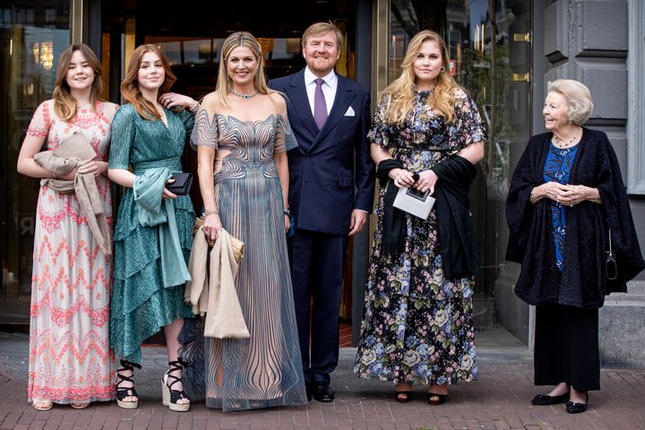 La familia real holandesa, celebrando el cumpleaños de Máxima con un concierto