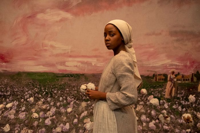 Thuso Mbedu as Cora in "The Underground Railroad."