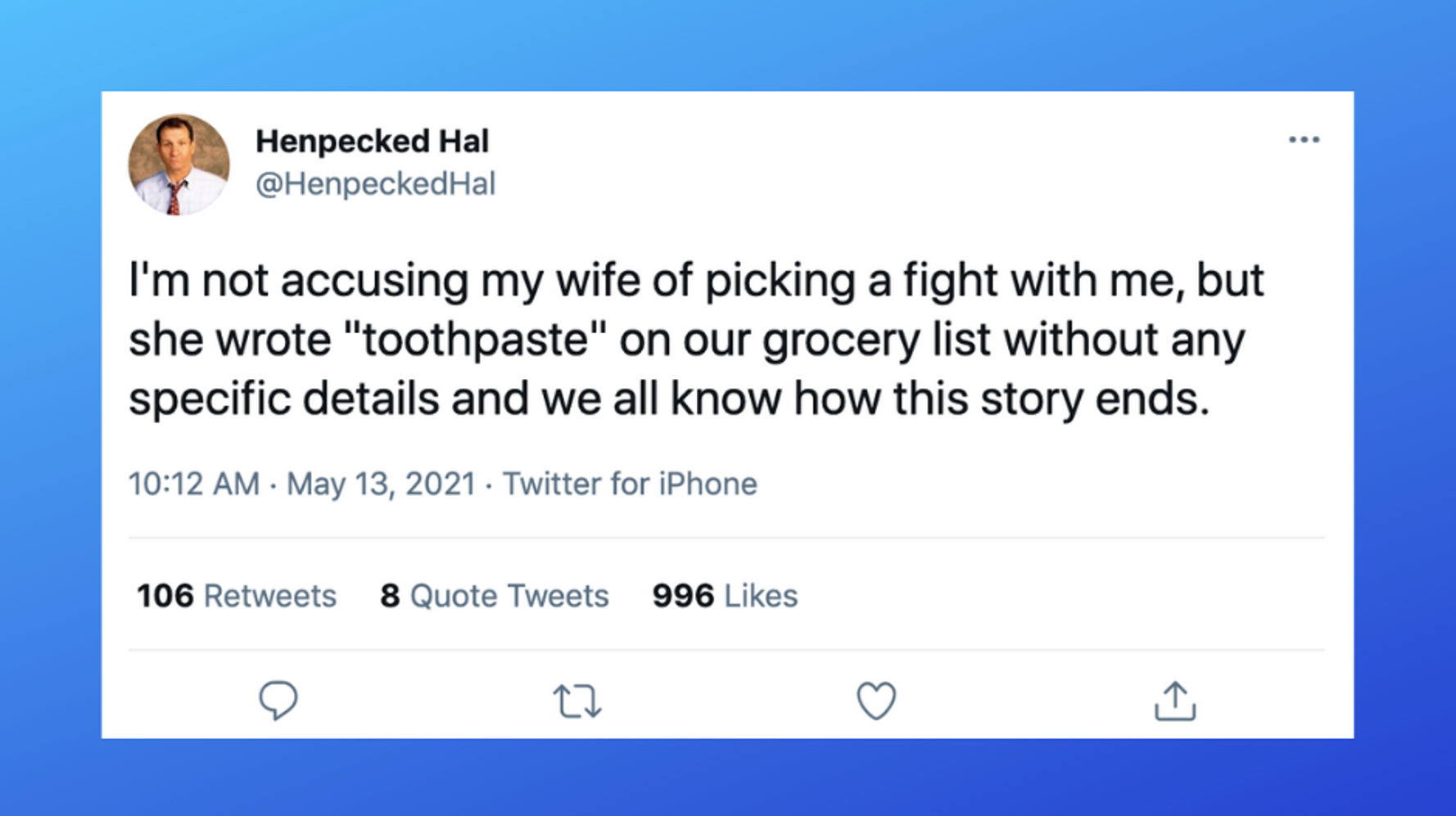 25 Of The Funniest Tweets About Married Life May 4 17 Huffpost Life 25 Of The Funniest Tweets About Married Life May 4 17 Huffpost Life