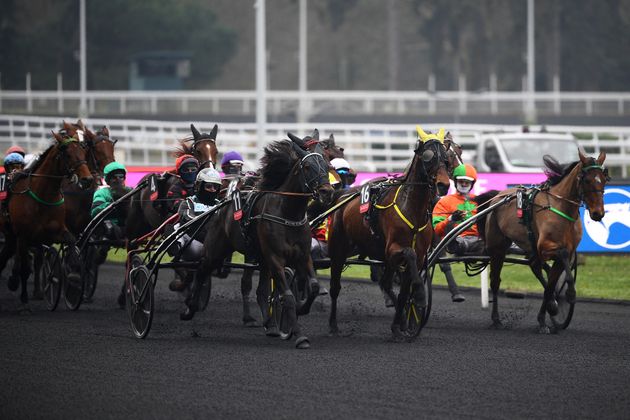 Lors du Prix d'Amérique à l'hippodrome de Vincennes, le 31 janvier 2021.