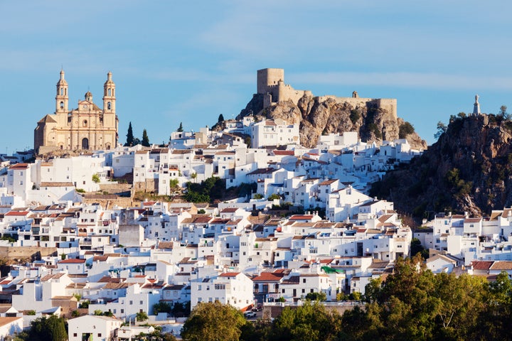 Panorámica de Olvera (Cádiz).