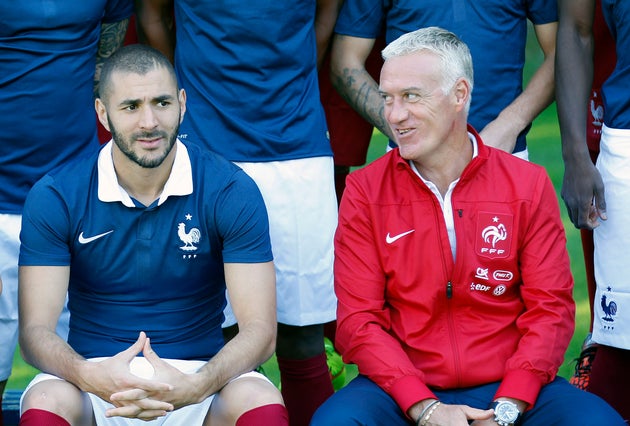 Karim Benzema et Didier Deschamps, ici en septembre 2014 vont peut-être se recroiser en équipe de France.