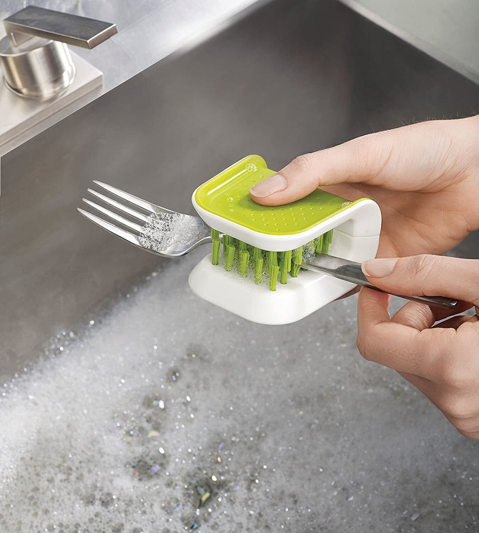 Scrub Daddy Sponge Holder - Sink Caddy - Sink Organizer for Kitchen &  Bathroom - Easy to Clean Suction Sponge Holder - Self Draining Sponge Caddy  - Dishwasher S…