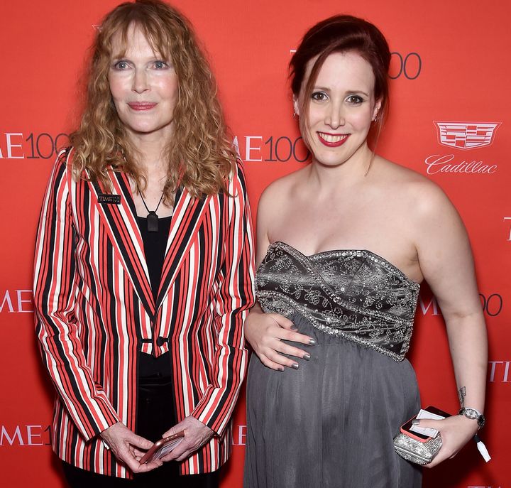 Mia Farrow and her daughter Dylan Farrow attend the 2016 Time 100 Gala.
