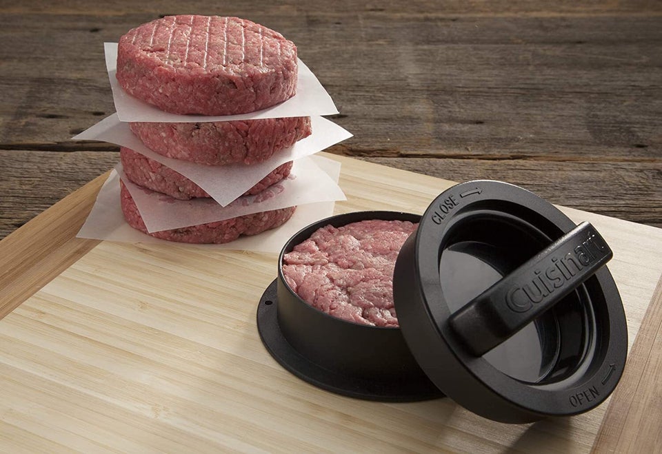 A 3-in-1 burger press