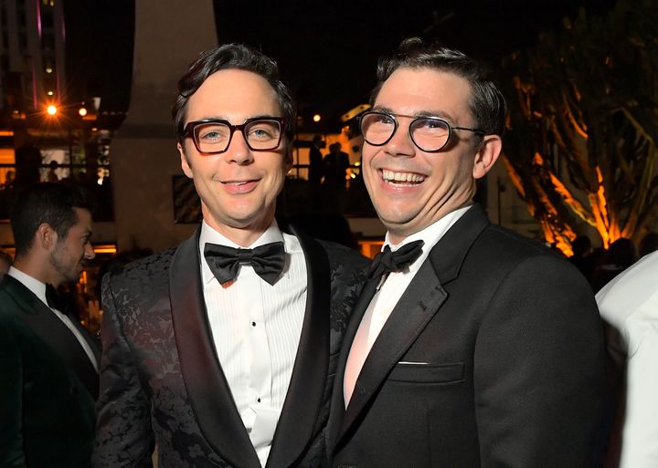 Executive producer Jim Parsons (left) and O'Connell in 2019.