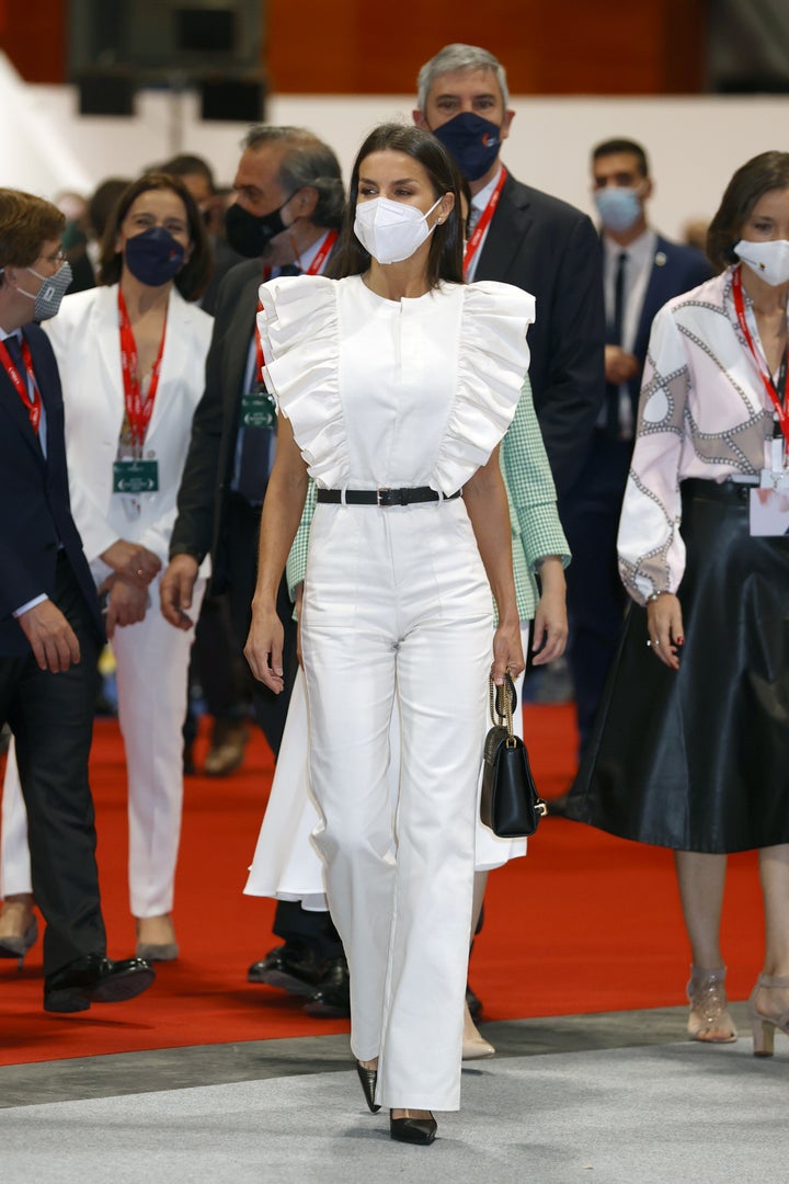 Letizia, con su mono de IQ Collection
