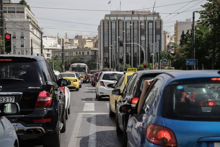 Οδηγοί στο κέντρο της Αθήνας