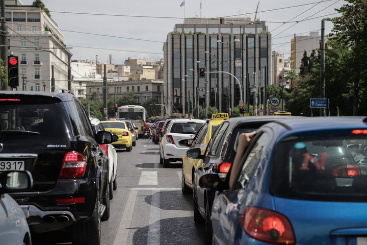 Οδηγοί στο κέντρο της Αθήνας