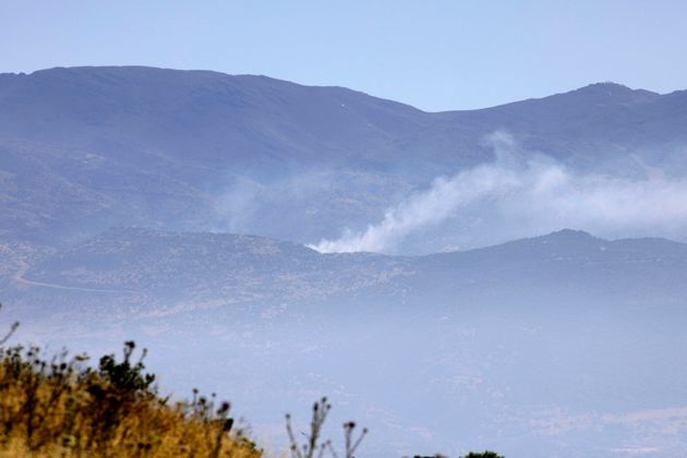 Pour la troisième fois en quelques jours, Israël a répondu à des tirs de roquette en provenance du Liban voisin (photo d'illustration prise en mai 2021, à la frontière entre Israël et le Liban).