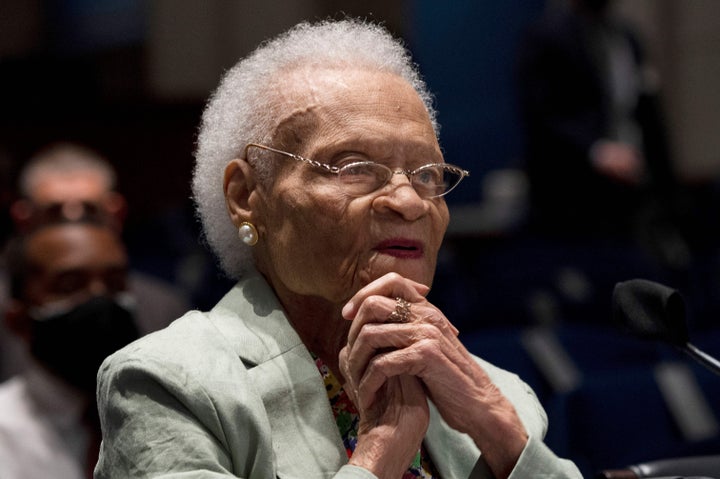 Viola Fletcher testified before the Civil Rights and Civil Liberties Subcommittee hearing called "Continuing Injustice: The Centennial of the Tulsa-Greenwood Race Massacre" on Wednesday.