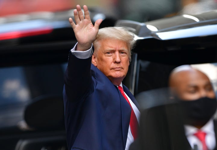 El expresidente de Estados Unidos Donald Trump, en Nueva York.