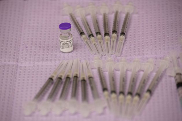 Des doses de vaccins anti-Covid-19 Pfizer le 14 mai