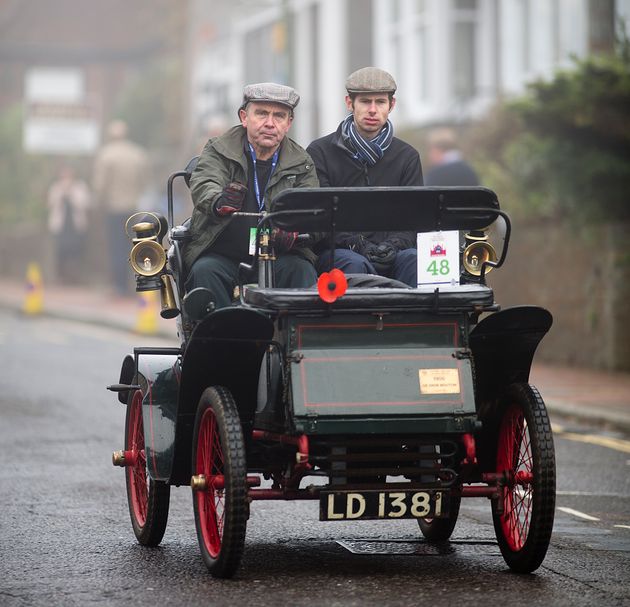 Former minister Robert Goodwill (left) is a vintage vehicle enthusiast