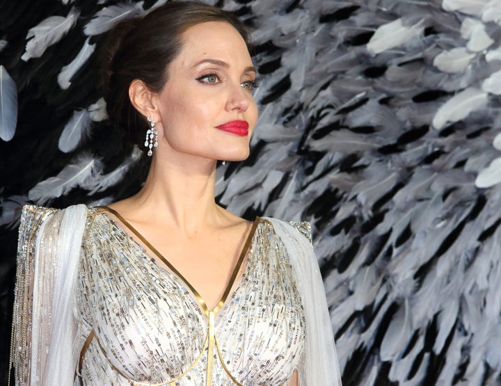 Angelina Jolie en la premiere de 'Maléfica' en Londres.